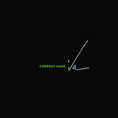VA Initial Isolated Logo for Identity