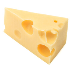 Cheese isolated on white background