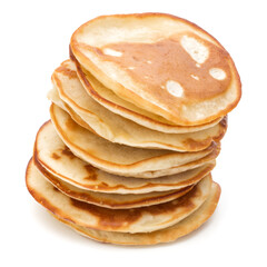 Pancakes  stack on white background