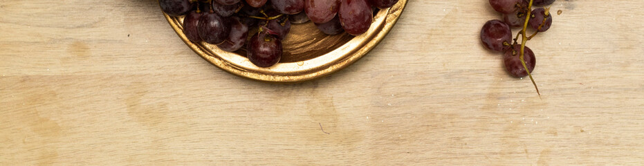 fresh purple grape fruit on tajine morocco