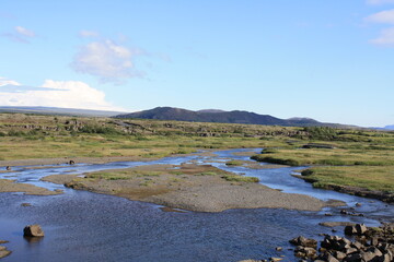 Þingvellir (Thingvellir), Islandia. Parque nacional.