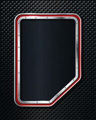 Dark metal background for industrial and technology design.