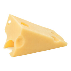 Cheese isolated on white background