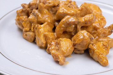 Fried Chicken White Meat with sour cream