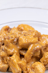 Fried Chicken White Meat with sour cream