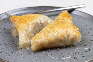 Turkish traditional cookie Baclava or Baklava