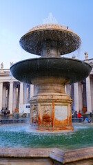 Vatican City, Rome, Saint Peter's Basilica in St. Peter's Square