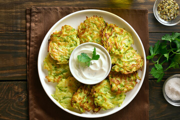 Zucchini fritters