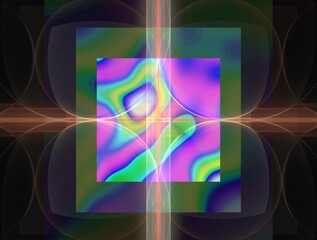 Imaginatory fractal background Image