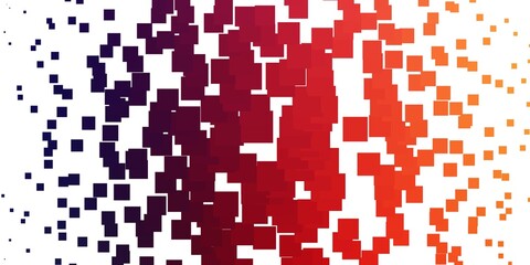 Light Pink, Yellow vector template with rectangles.