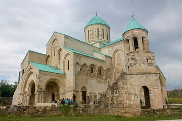Fototapeta na wymiar Bagrati orthodox Cathedral in Kutaisi, Georgia, UNESCO World Heritage Site