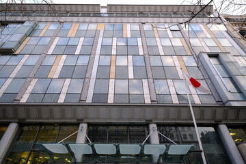 The embassy of  Japan in Paris. the 12th February 2021.