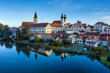 Obraz premium Telc Castle Sunrise