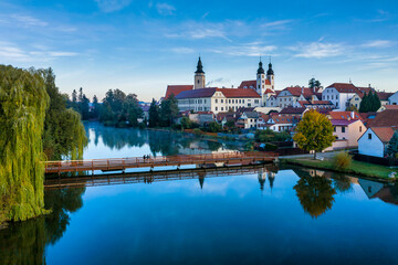 Telc Castle Morning Reflections