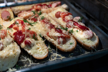 grilled meat with vegetables