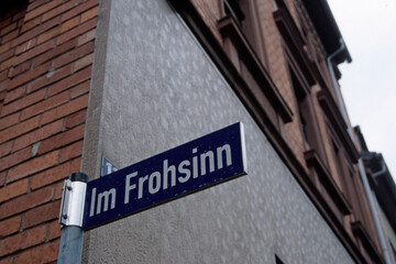 Obraz premium Strassenschild 