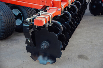 New modern agricultural disc harrow for tillage