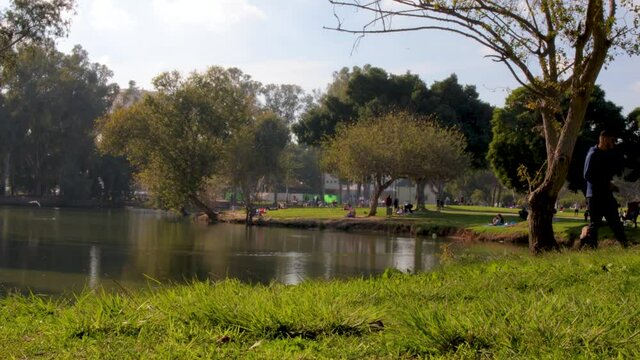 Time lapse in Ramat Gan city park