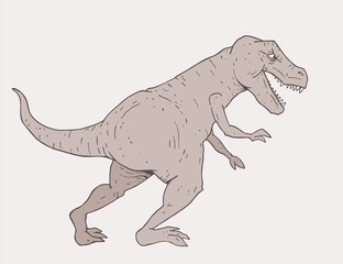T rex draw