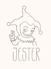 Funny carnival costume draw