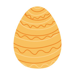 easter egg with yellow color