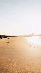 sunset on the beach