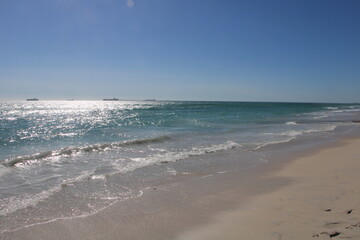 waves on the beach