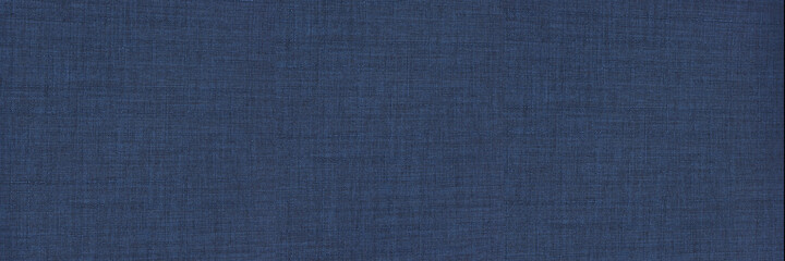 Panoramic Royal Blue Detail Pattern Textile Seamless Background