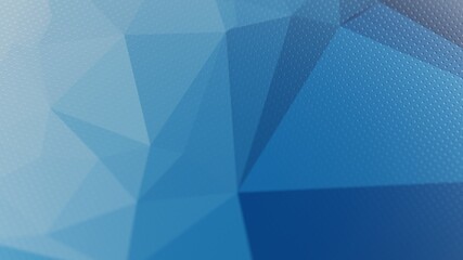 Obraz premium 3d Triangle Abstract Minimal Background with Polygons and Blue–Grey Color Tone