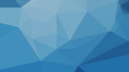 Obraz premium 3d Triangle Abstract Minimal Background with Polygons and Blue–Grey Color Tone