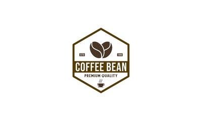 logo coffee beans with a slight classic touch
