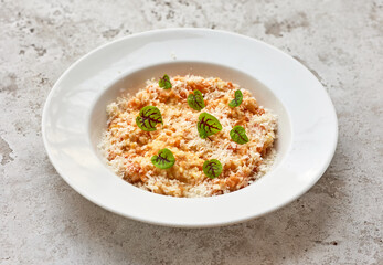 portion of risotto