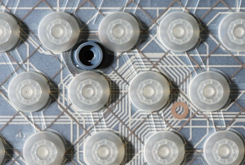 Inside Computer Keyboard