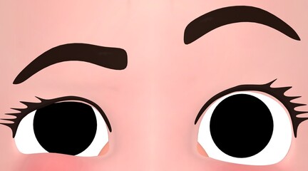 Fototapeta premium 困った顔の表情