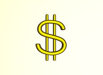 シンプルなドルのアイコン