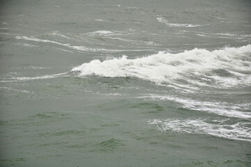 seafoam over a wave