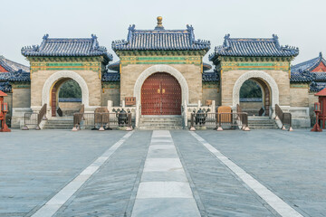 Obraz premium China, Beijing. Temple of Heaven, Echo Wall.
