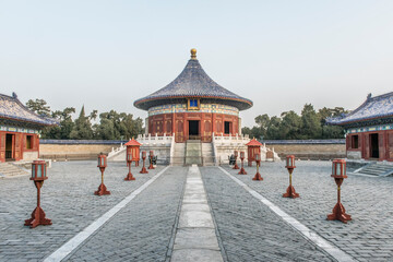 China, Beijing. Temple of Heaven, Imperial Vault of Heaven.