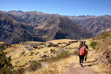 Trekking into the remote Inca ruins of Huchuy Qosqo (