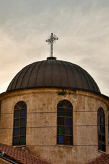 Fototapeta na wymiar Israel, Cana. The Wedding Church at Cana, sight of Jesus' first miracle.