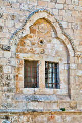 Fototapeta na wymiar Israel, Jerusalem. Mount Zion, Upper Room exterior.
