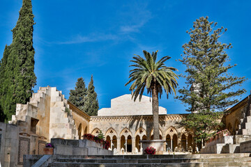 Obraz premium Israel, Jerusalem. Mount of Olives, Church of the Pater Noster.