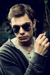 Man with a Cigarette