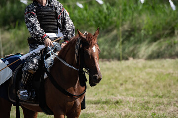 Obraz premium 騎馬武者