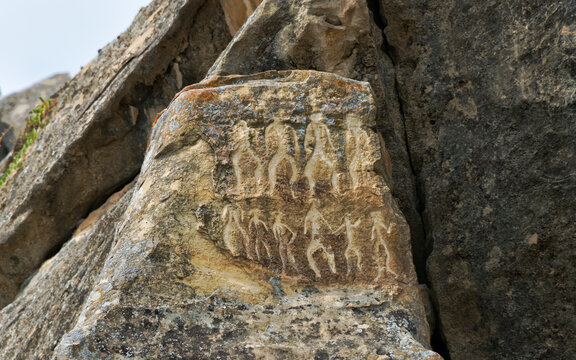 Gobustan Rock Art Cultural Landscape, UNESCO World Heritage Site, Azerbaijan