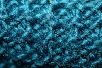 Colorful handmade winter scarf with alpacas wool macro background modern high quality prints