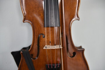 Fototapeta premium Close-up of Violin Body