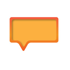message  ilustration design. chat box icon. ready use vector.