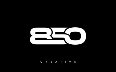 850 Letter Initial Logo Design Template Vector Illustration