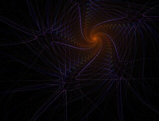 Imaginatory fractal background Image